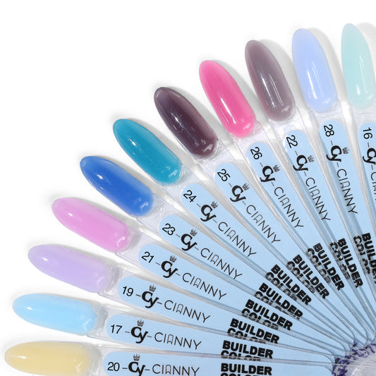 Gel de construcción, de alta viscosidad y resistencia para construir uñas. En tonos increíbles para hacer difuminados y bath milk.