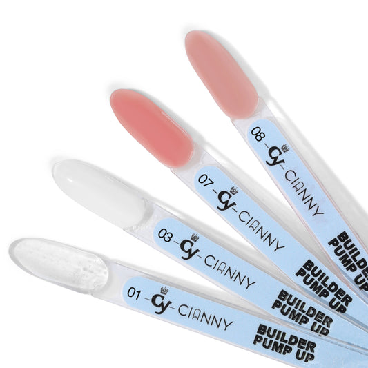 Gel de construcción, de alta viscosidad y resistencia para construir uñas. Fácil uso con la botella cuenta con dispensador pump up evita derrames y excesos de pérdida de producto.