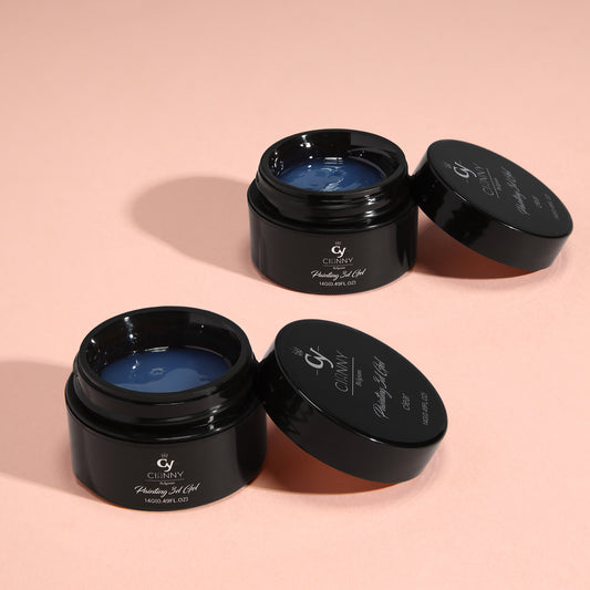 Gel de textura transparente, que permite hacer detalles hasta en tercera dimensión.