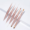 Set De Pinceles Cianny Mano Alzada X 5Pcs Doble Punta