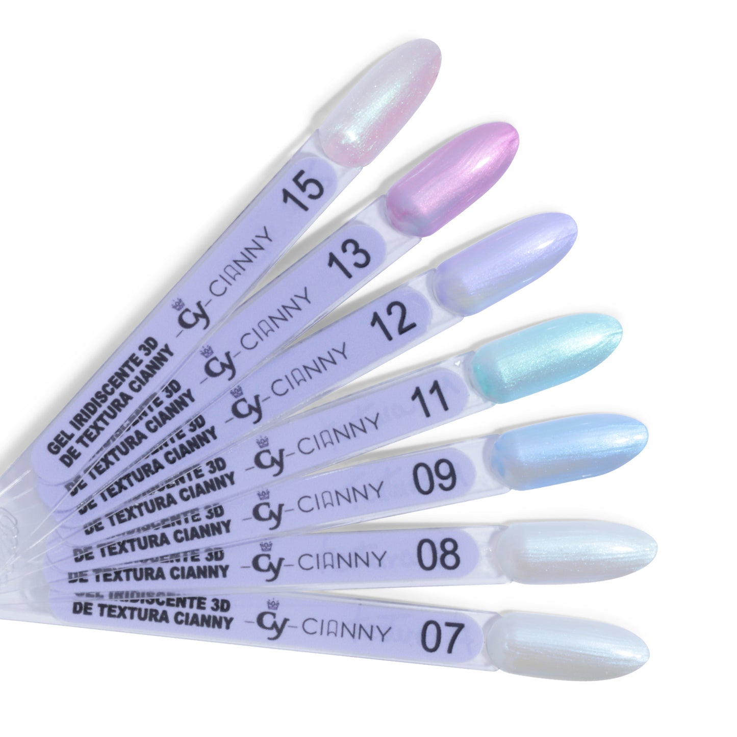 Gel de Textura Iridicente 3d