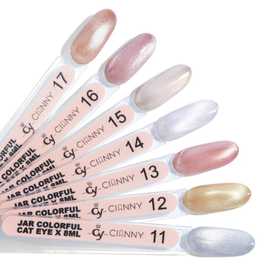 Jar Colorful Magical Cat Eye