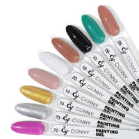 Gel de color con alta pigmentación para uso de micropintura.