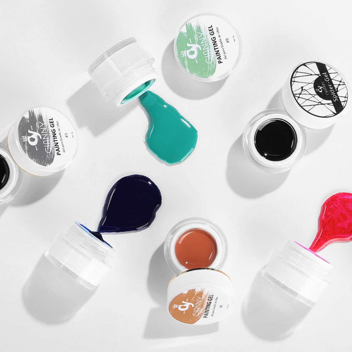 Gel de color con alta pigmentación para uso de micropintura.