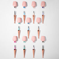 Top coat con color, gel traslucido con diversas tonalidades.