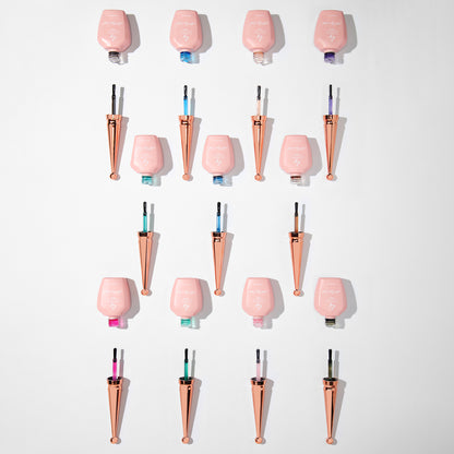 Top coat con color, gel traslucido con diversas tonalidades.